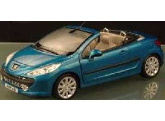 2007 Peugeot 207CC, blue neysha