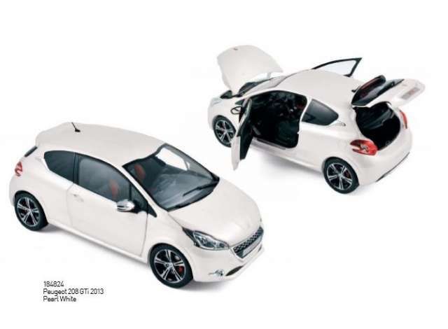2013 Peugeot 208 GTi, pearl white