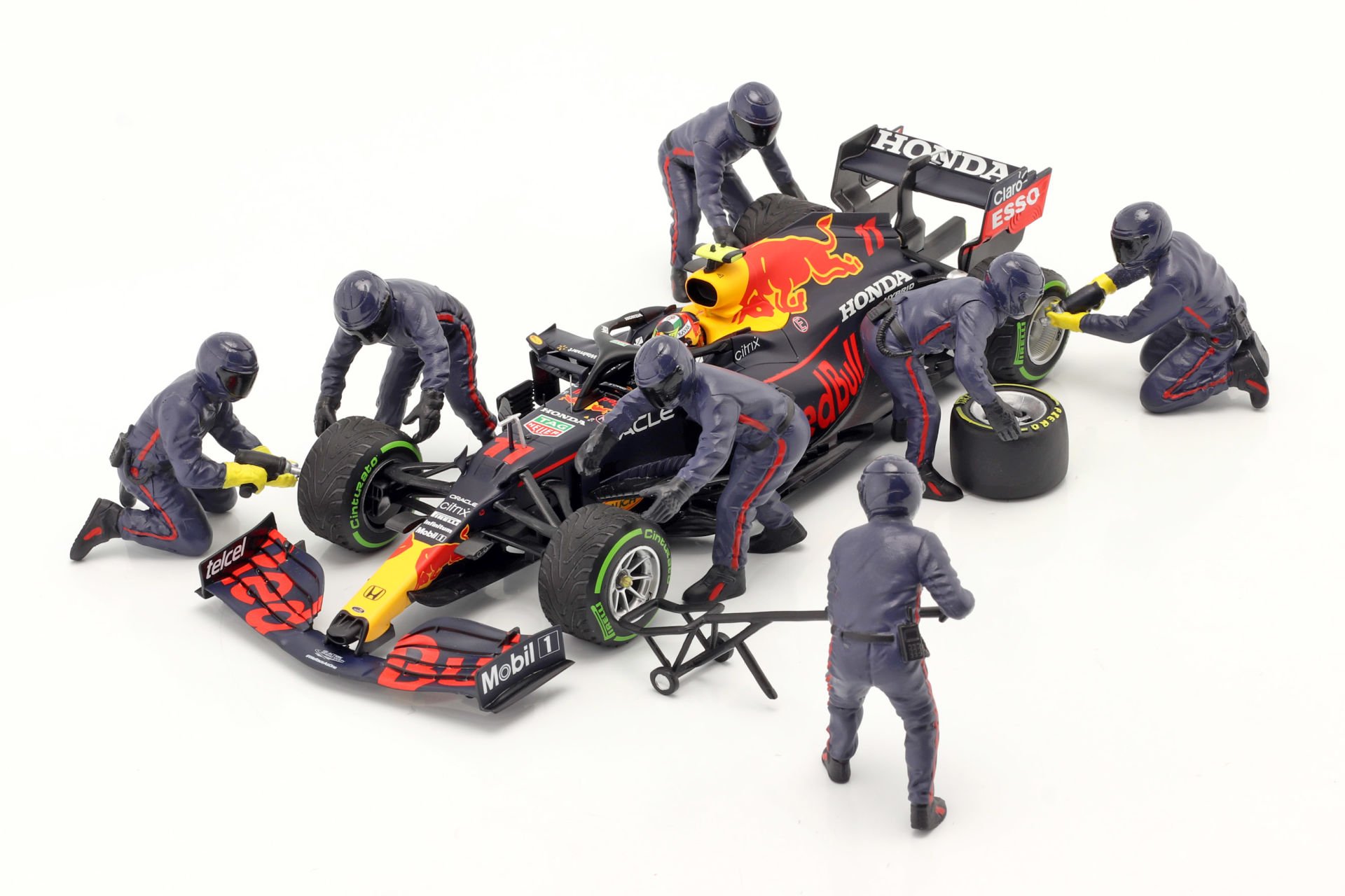 formula 1 Pit Crew characters set #2 Team Blue 1:18 American Diorama