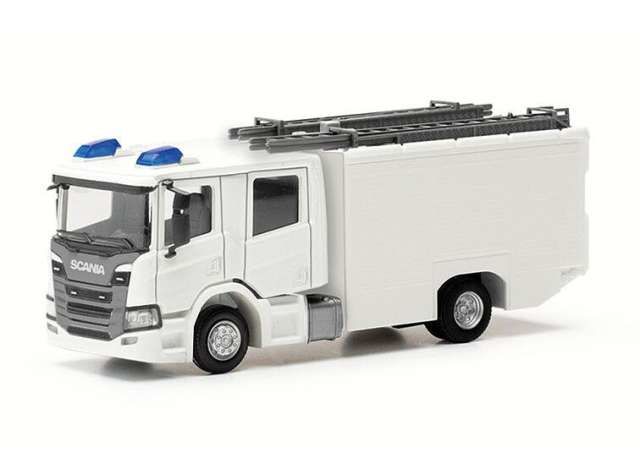 1/87 Scania CrewCab Fire Department 2x, white