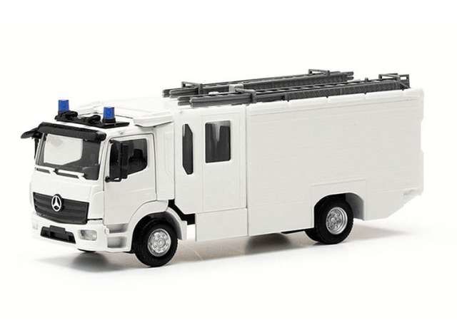 1/87 Mercedes Benz Atego Z-Cab Fire Department 2x, white