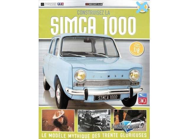 1/8 Simca 1000 Building parts: back part of the floor covering NR 26