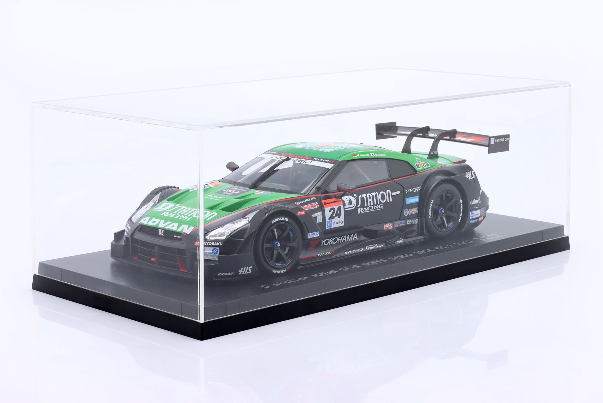 EBBRO - Nissan GT-R GT500 #24 Race 2 Fuji Super GT Series 2014 Krumm, Sasaki