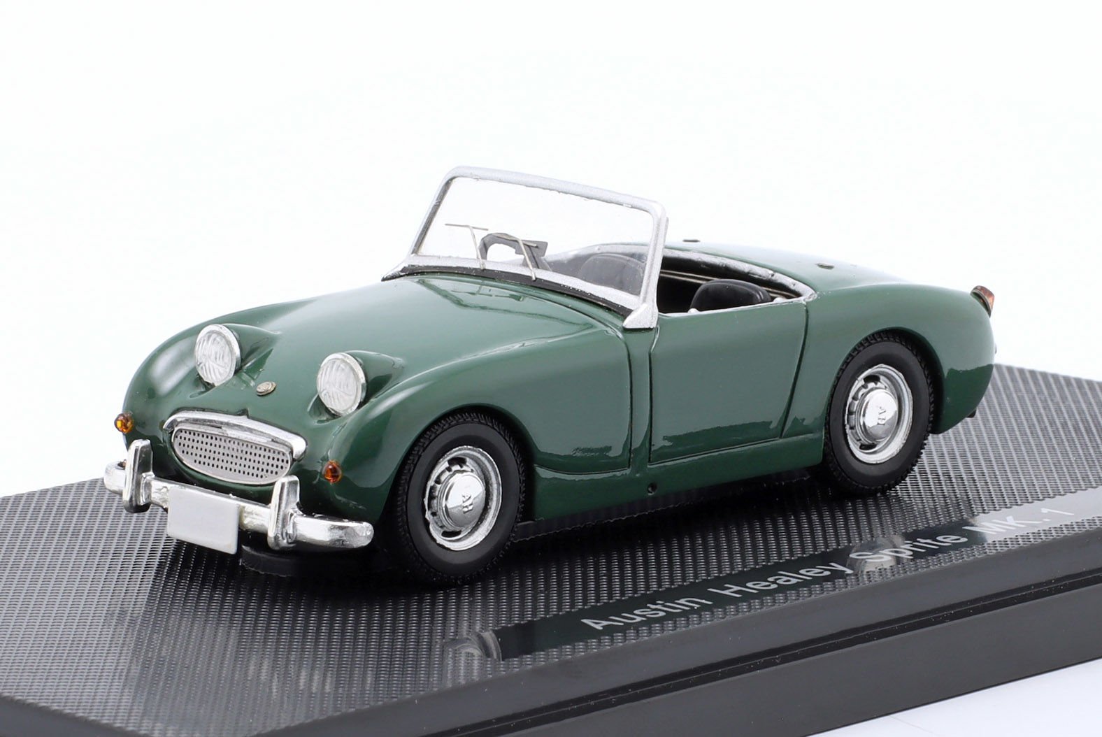 Ebbro Austin Healey Sprite Mk1 year 1958 dark green 1:43