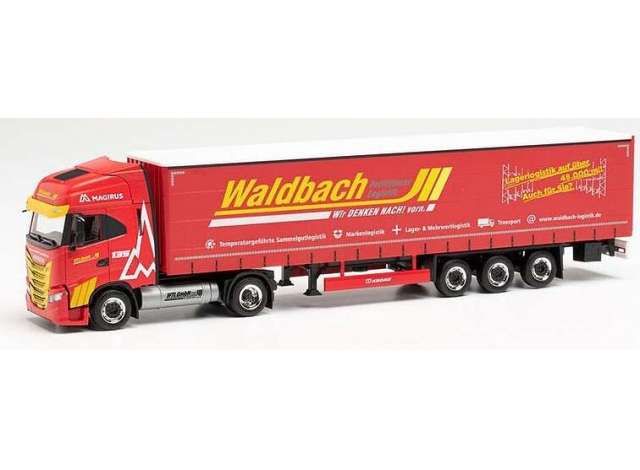 1/87 Iveco S-Way LNG G.Sz. Waldbach Logistics, red/yellow