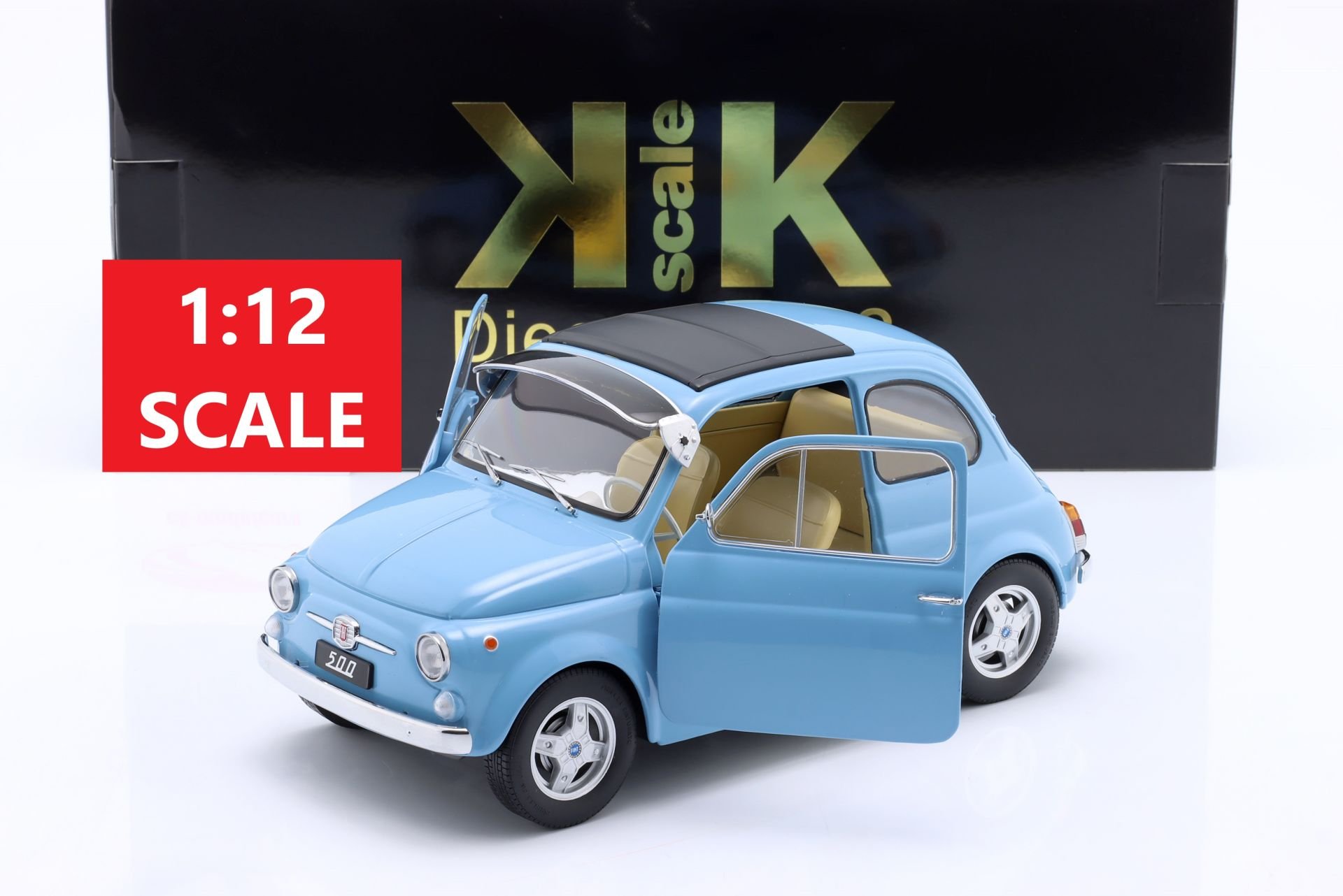 KK-SCALE - FIAT - 500 F CUSTOM WITH ABARTH RIMS 1968