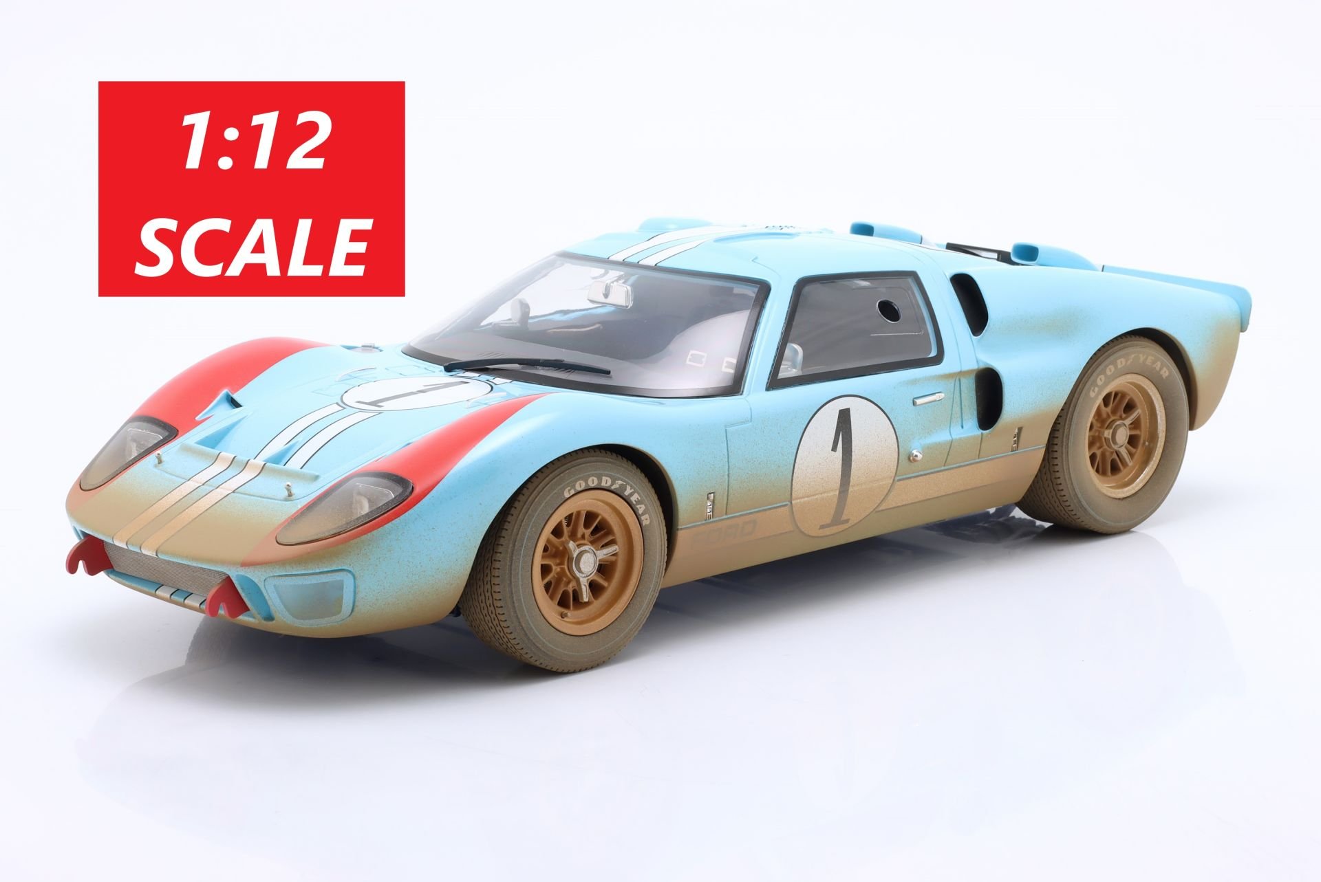 CMR - FORD USA - GT40 MKII 7.0L V8 TEAM SHELBY AMERICAN INC. N 1 DIRTY VERSION 2nd (BUT REALLY WINNER) 24h LE MANS 1966 K.MILES - D.HULME