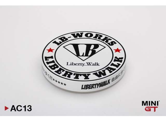 5 inch (12.7cm) Turning table *Liberty Walk version A*, white/black