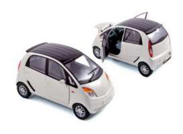 2009 Tata Nano, white