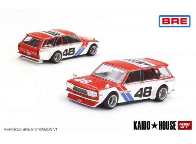 Datsun Kaido 510 Wagon BRE V1, white/red