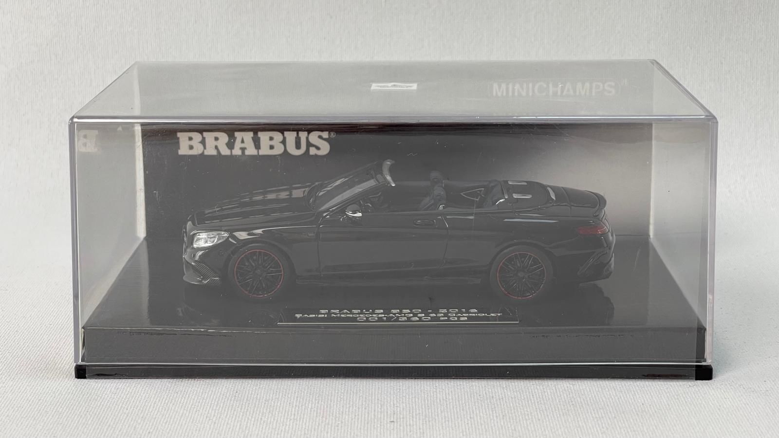 MINICHAMPS - MERCEDES BENZ - S-CLASS S63 AMG CABRIOLET OPEN 2016