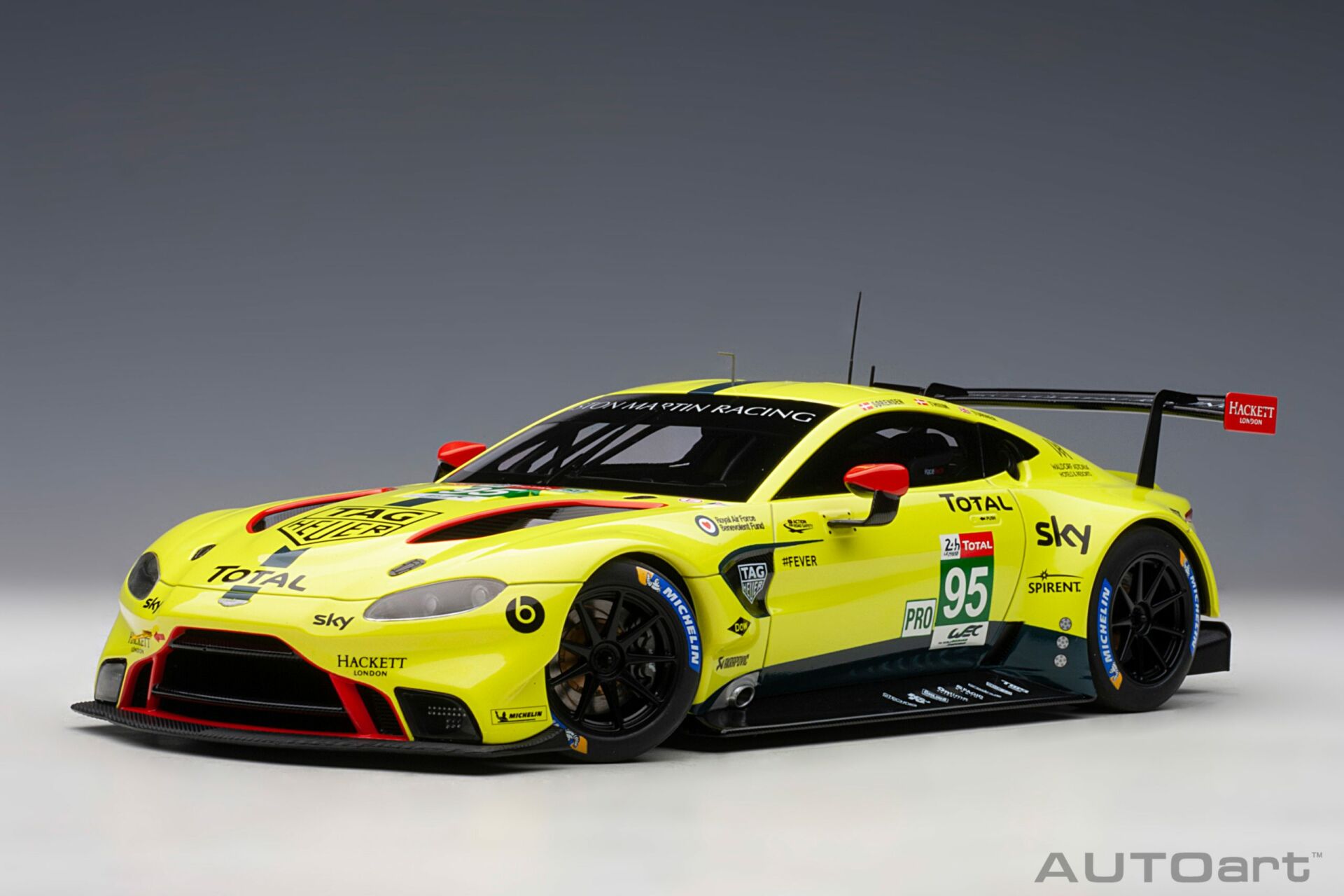 AUTOART - ASTON MARTIN - VANTAGE AMR TEAM ASTON MARTIN RACING N 95 24h LE MANS 2018 M.SORENSEN - N.THIIM - D.TURNER