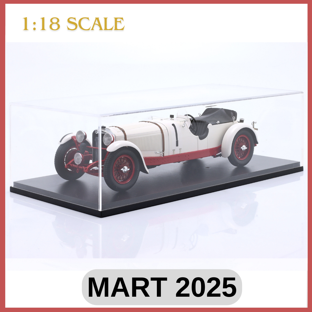 SPARK-MODEL - MERCEDES BENZ - SSK 7.1L S6 SUPERCHARGED SPIDER TEAM V.TATARINOFF N 1 2nd 24h LE MANS 1931 B.IVANOSKI - H.STOFFEL