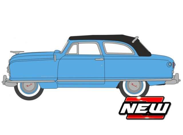 1/87 1950 Nash Rambler Custom Landau Convertible (open), blue