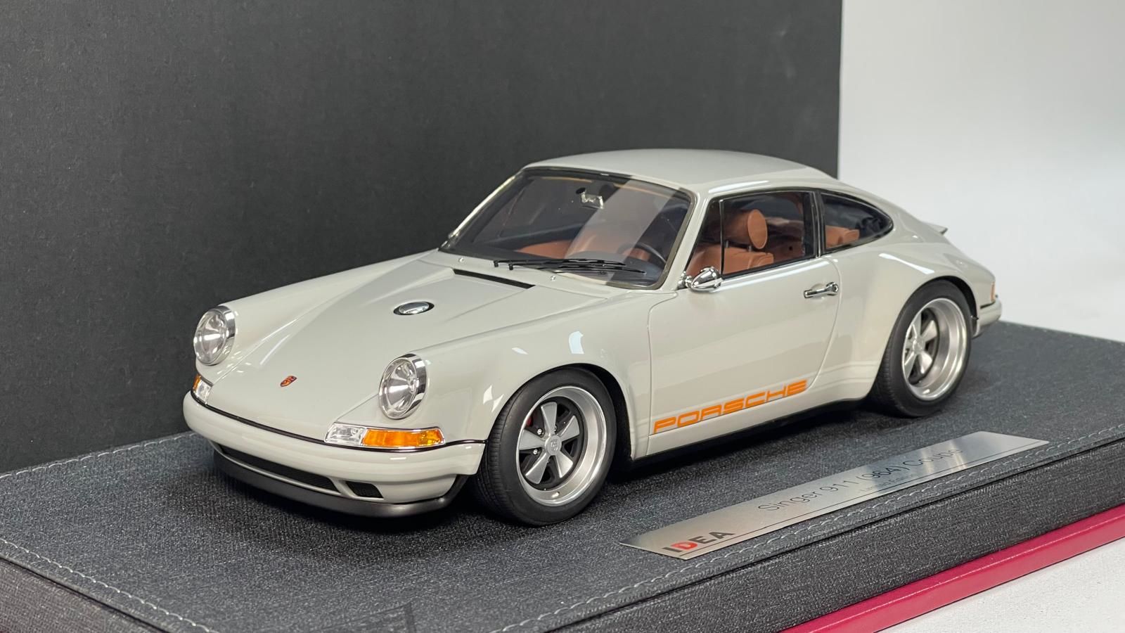 MakeUp IM035F 1/18 Singer 911 (964) Coupe Gray
