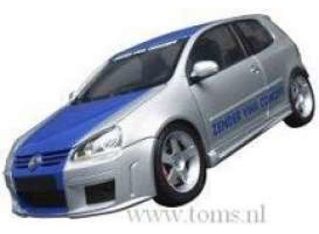 2005 Volkswagen Golf Zender, blue/grey