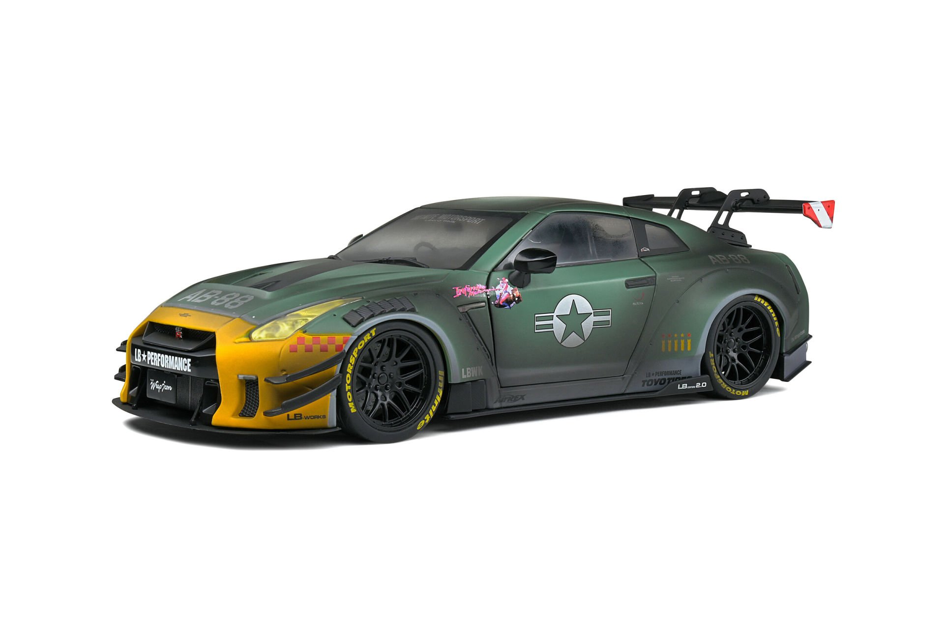 SOLIDO - NISSAN - GT-R (R35) TYPE 2 LIBERTY WALK LB WORKS COUPE 2018