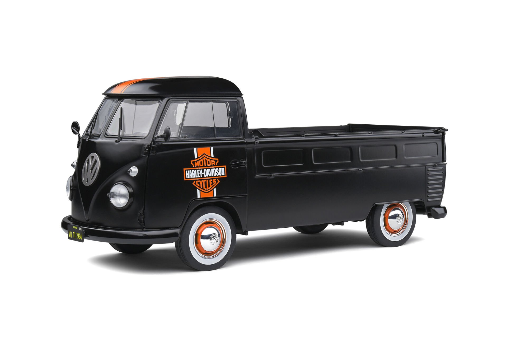 SOLIDO - VOLKSWAGEN - T1 PICK-UP HARLEY DAVIDSON CUSTOM 1950