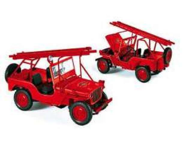 1988 Jeep Willys Fire Department, red