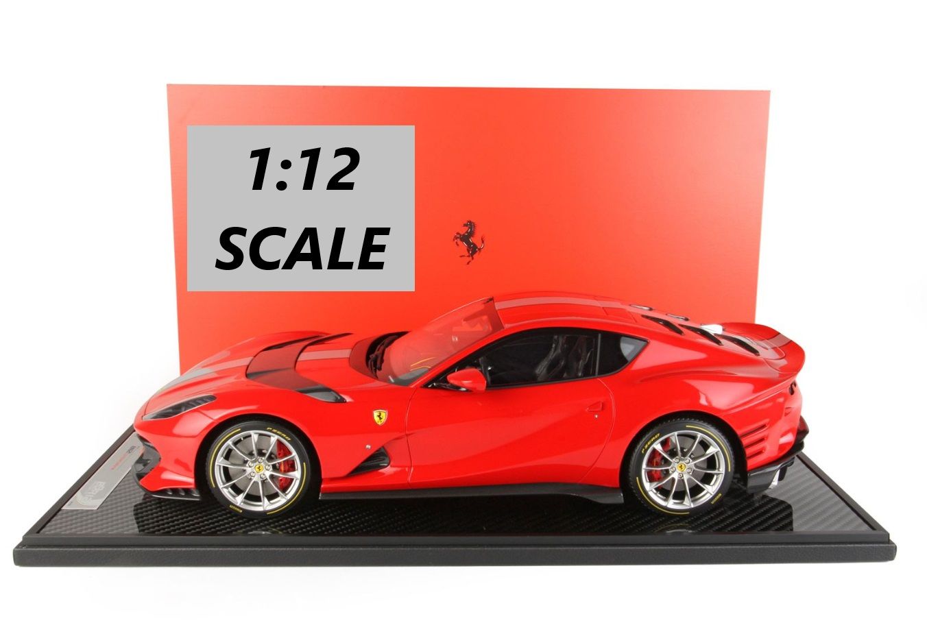 BBR-MODELS - FERRARI - 812 COMPETIZIONE 2021 - CON VETRINA - WITH SHOWCASE
