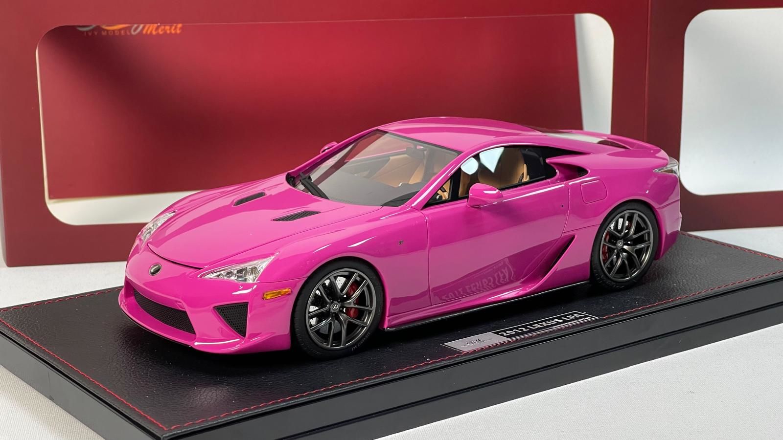 IVY Models Merit Lexus LFA Passion Pink Resin Limited to 60 Pieces
