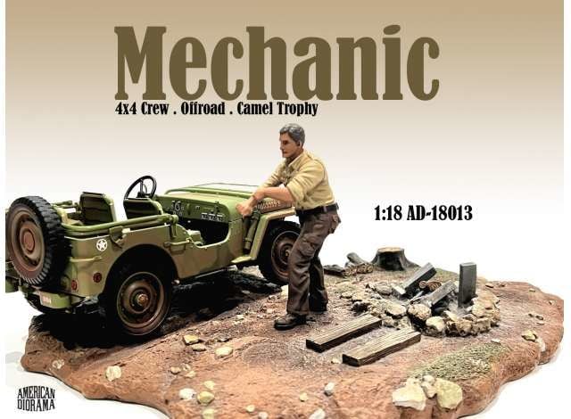 1/18 mechanic crew 4x4 offroad camel trophy #3