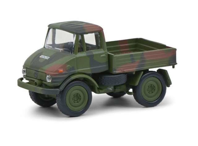 1/87 Mercedes Benz Unimog, green camouflage