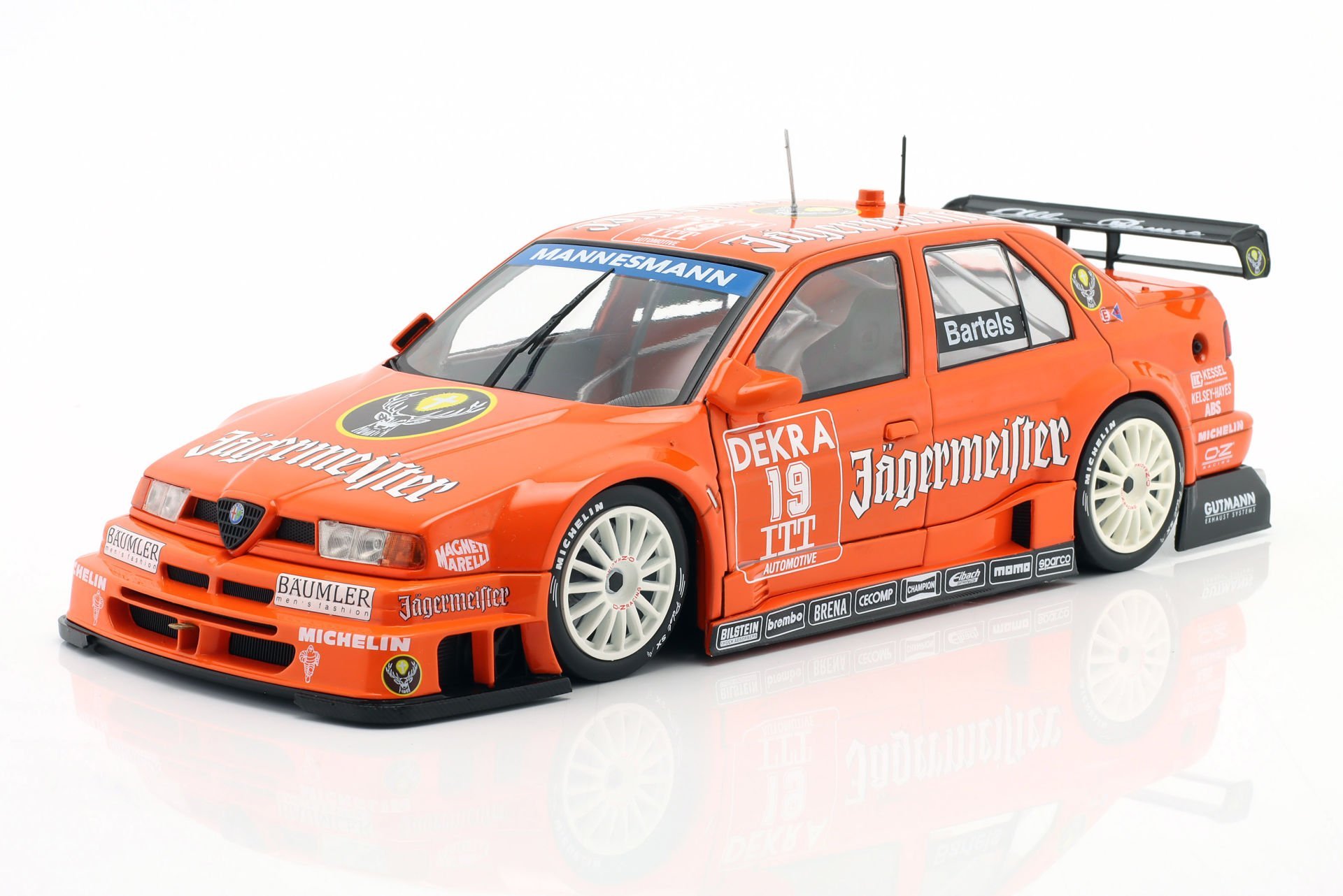 WERK83 - ALFA ROMEO - 155 V6 TI JAGERMEISTER RACING N 19 DTM ITC 1995 MICHAEL BARTELES