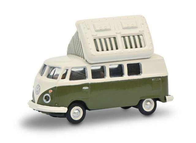 1/87 Volkswagen T1c Campingbus, green/white