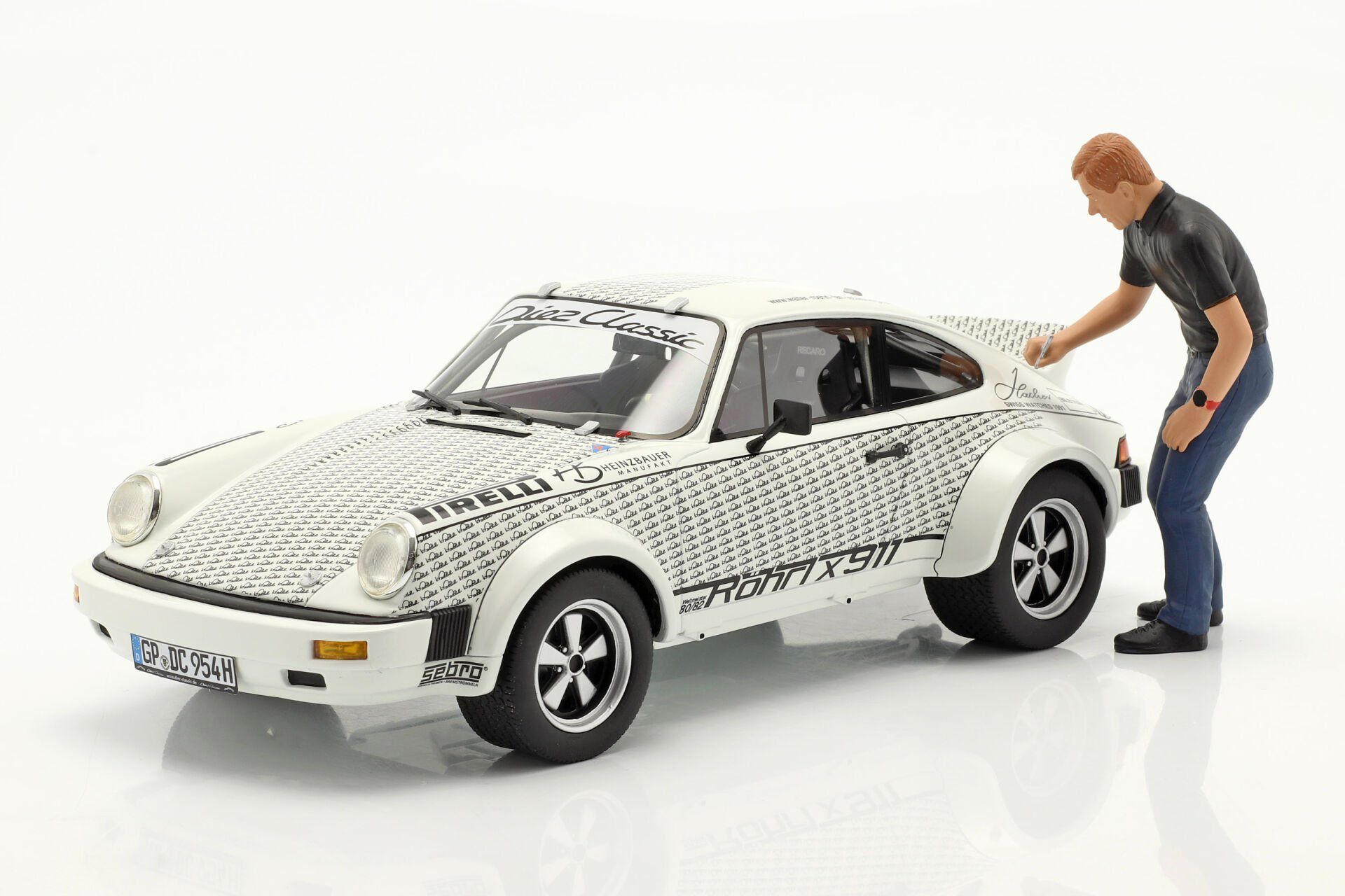 SCHUCO - PORSCHE - 911 COUPE WITH WALTER ROHRL FIGURE 1969