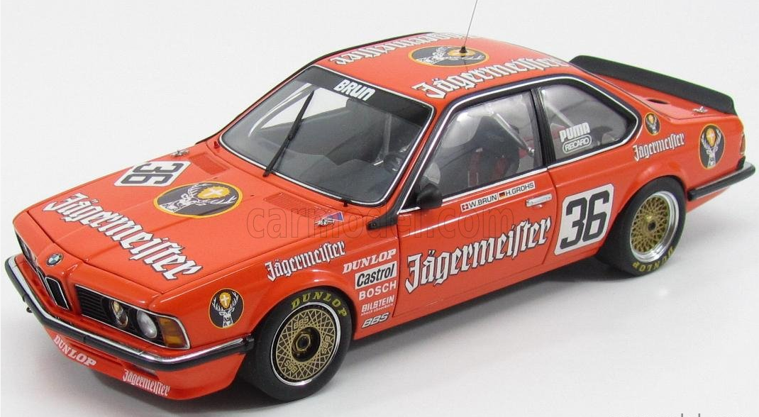 AUTOART - BMW - 6-SERIES 635CSi TEAM JAGERMEISTER N 36 ETCC GROUP-A 1984 BRUN - GROHS