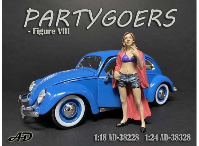 1/18 partygoers figure #viii