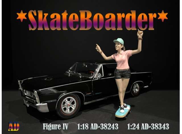 1/18 skateboarder figure #4