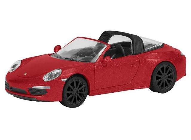 Porsche 911 (991) Targa 4S, red