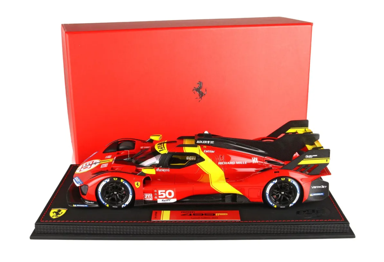 BBR-MODELS - FERRARI - 499P 3.0L TURBO V6 TEAM FERRARI AF CORSE N 50 LAUNCH EDITION 2022