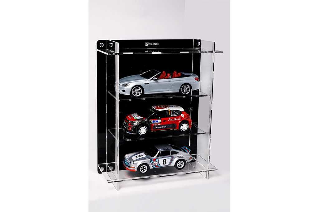 Atlantic 40012 Multicase 3x1: 3 adet 1/18 ölçek model araba için