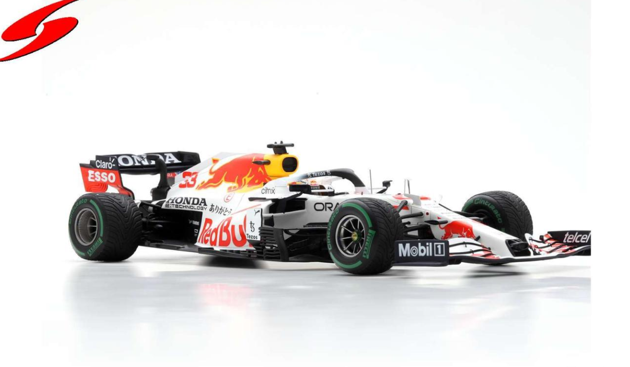 SPARK-MODEL 2nd TURKISH GP 2021 RED BULL - F1 RB16B HONDA RA620H TEAM RED BULL RACING N 33 MAX VERSTAPPEN
