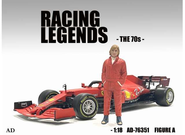 1/18 figure a race legends series 70's