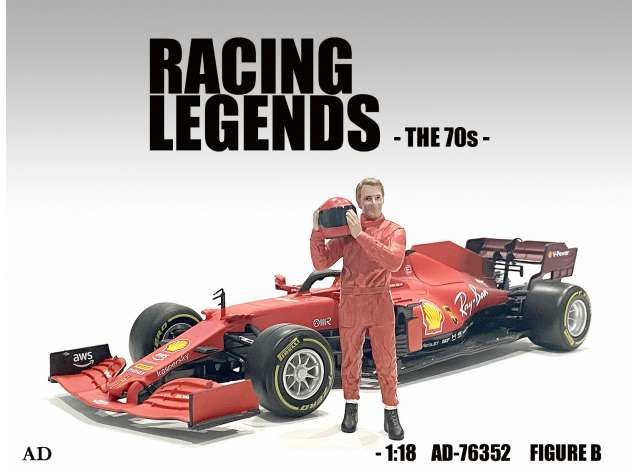1/18 figure b race legends series 70's