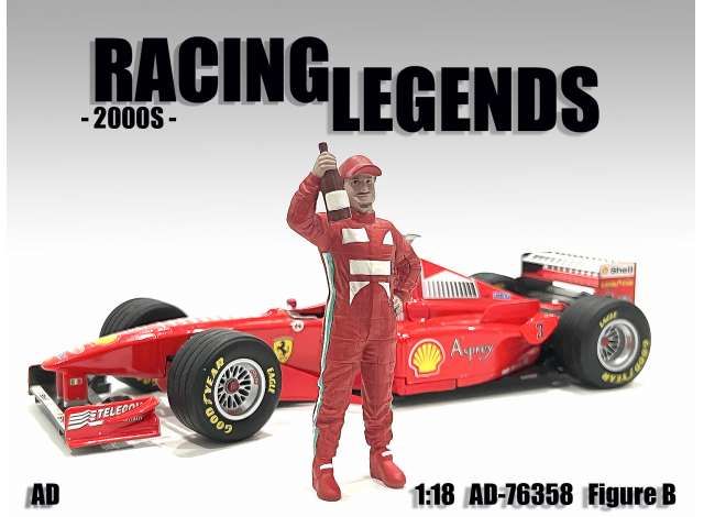 1/18 figure b race legends series 00's