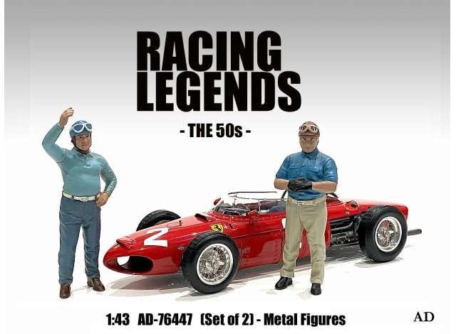 1/43 racing legends 50's set of 2 figure's
