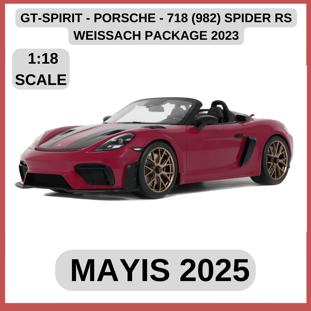 GT-SPIRIT - PORSCHE - 718 (982) SPIDER RS WEISSACH PACKAGE 2023