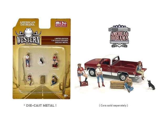 1/64 western style figure set