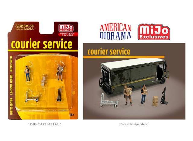 1/64 courier service mijo figure set, various