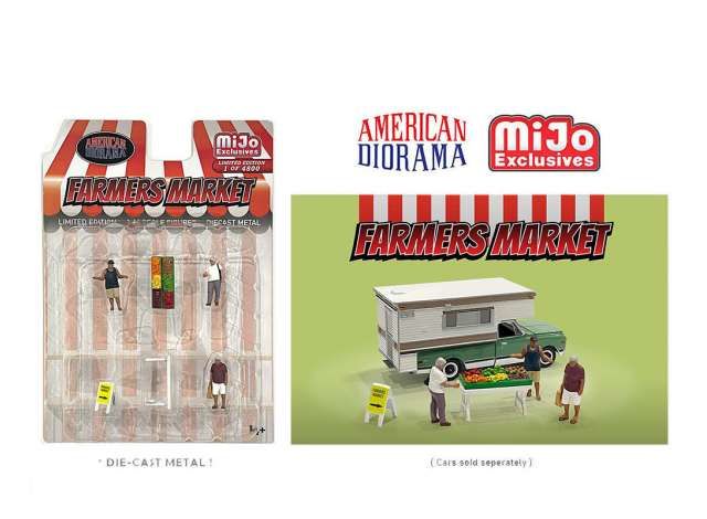 1/64 farmers market figure set, various