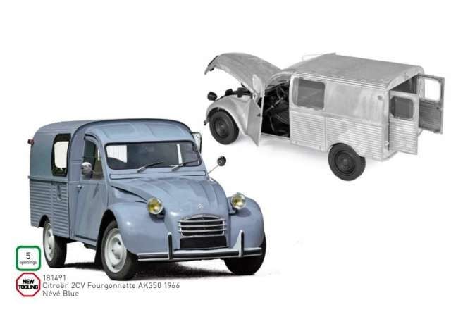1966 Citroen 2CV Fourgonnette AK350, neve blue