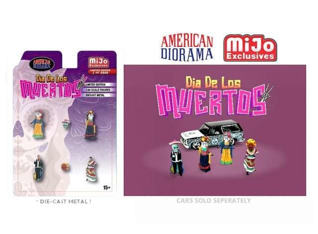 1/64 dia de los muertos figure set