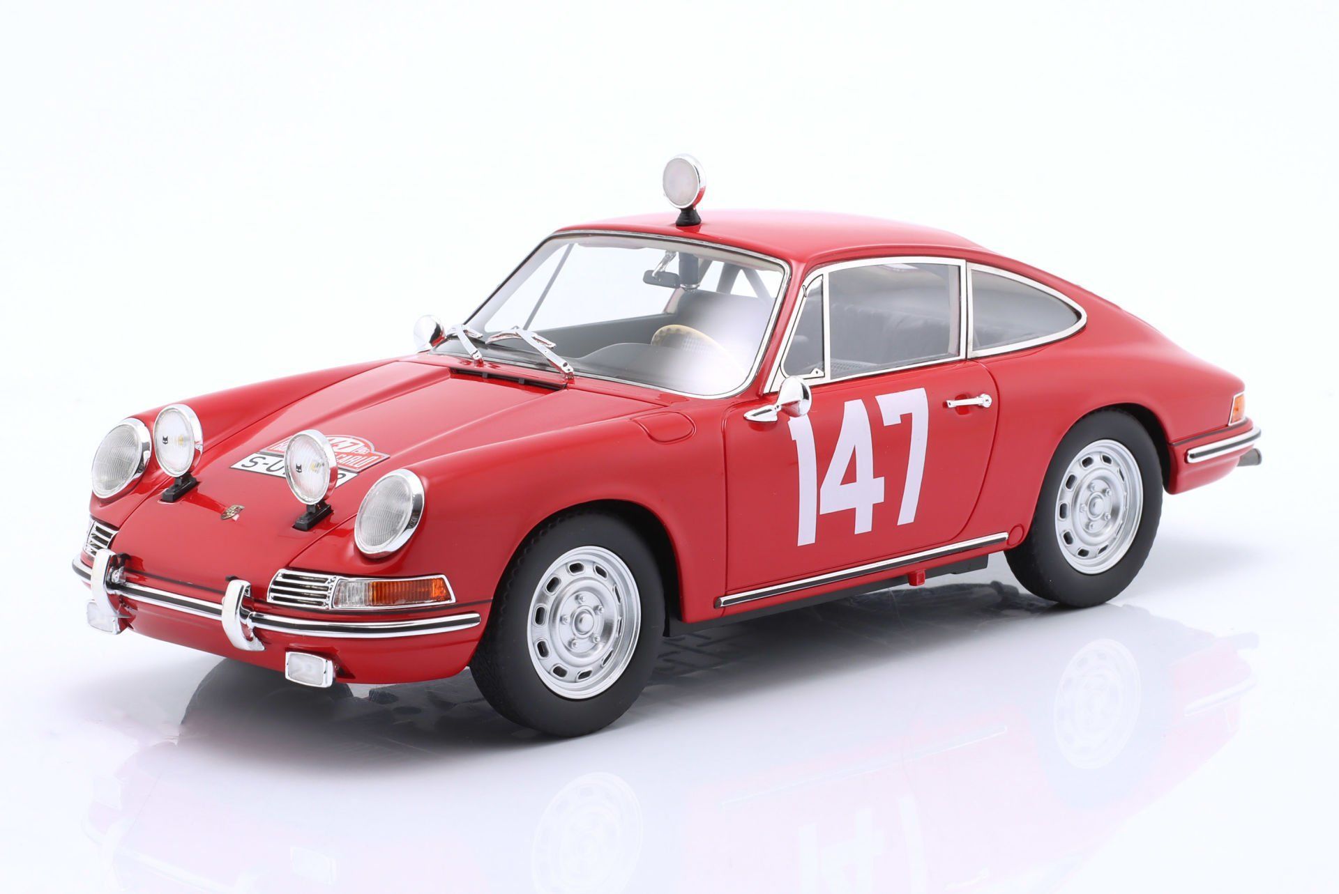 MATRIX SCALE MODELS - PORSCHE - 911S COUPE N 147 WINNER CLASS RALLY MONTECARLO 1965 HERBERT LINGE - PETER FALK