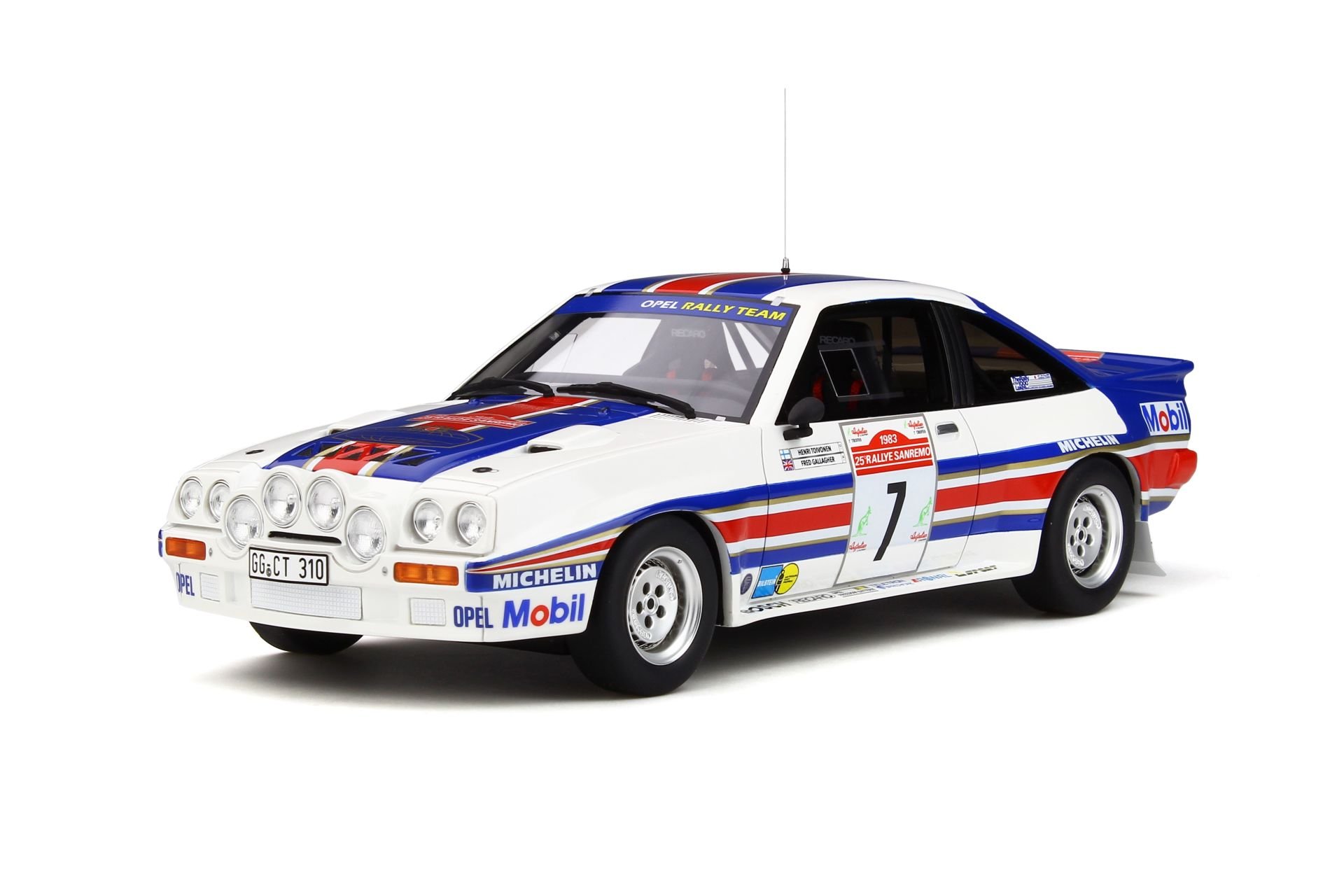 OTTO-MOBILE - OPEL - MANTA 400R Gr.B N 7 RALLY SANREMO 1983 TOIVONEN