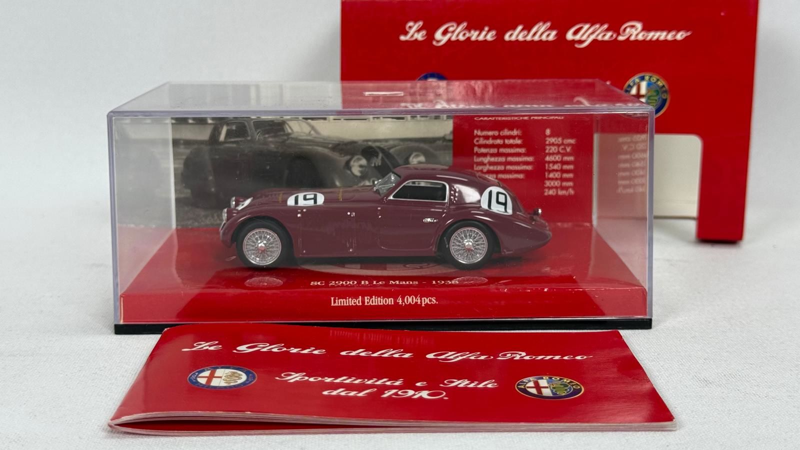 MINICHAMPS - ALFA ROMEO 8C 2900B LEMANS 1938